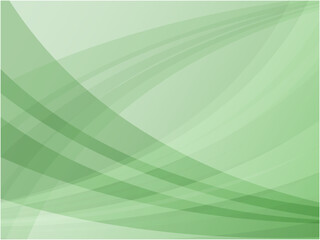 WEBやITテクノロジーイメージの波柄アブストラクト背景_グリーン