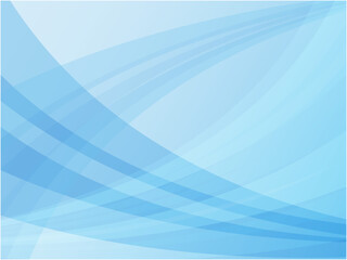 WEBやITテクノロジーイメージの波柄アブストラクト背景_ライトブルー