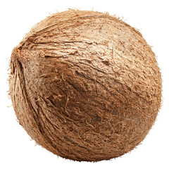 coconut, isolated on white background, full depth of field