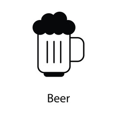 Beer icon. Suitable for Web Page, Mobile App, UI, UX and GUI design