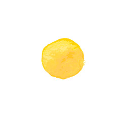 Watercolor chamomile flower
