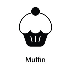 Muffin icon. Suitable for Web Page, Mobile App, UI, UX and GUI design