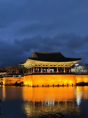 Fototapeta premium Donggung Palace and Wolji Pond, Gyeongju, Korea