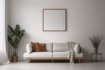 Clean and Sleek: A White Wall Waiting for Your Imagination