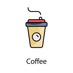 Coffee icon. Suitable for Web Page, Mobile App, UI, UX and GUI design