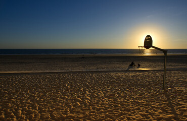 Fototapeta na wymiar sunset on the south coast of spain