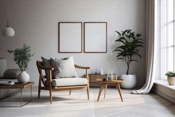 Effortless Elegance: Natural Light and Minimal Decor in Modern Living Room