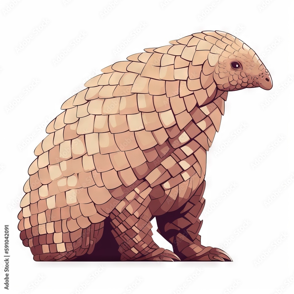 Poster a very cute looking animal sitting on the ground with a white background and a white background with