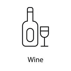 Wine icon. Suitable for Web Page, Mobile App, UI, UX and GUI design
