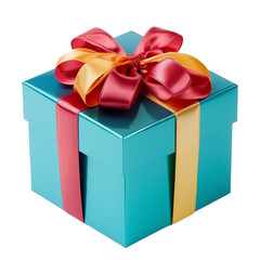 Obraz premium color gift box transparent background
