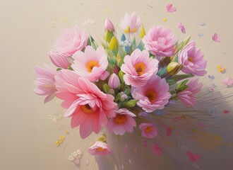 Flowers. Created by a stable diffusion neural network.