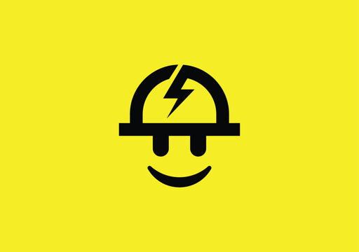 electrical contractors with helmet symbol