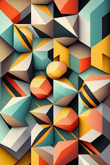 Abstract Geometric Patterns: Modern and Engaging Website Backgrounds