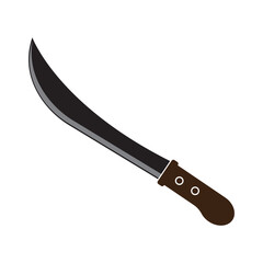 Machete icon symbol, illustration design template