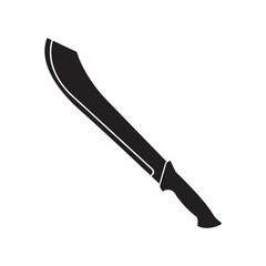 Machete icon symbol, illustration design template