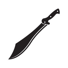 Machete icon symbol, illustration design template