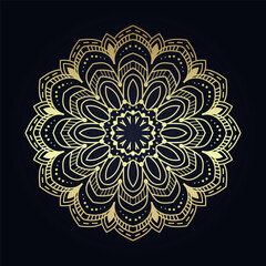 luxury circular pattern mandala background