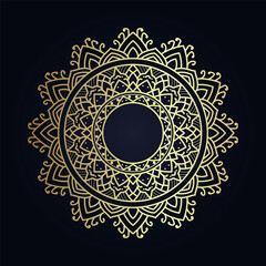 luxury circular pattern mandala background