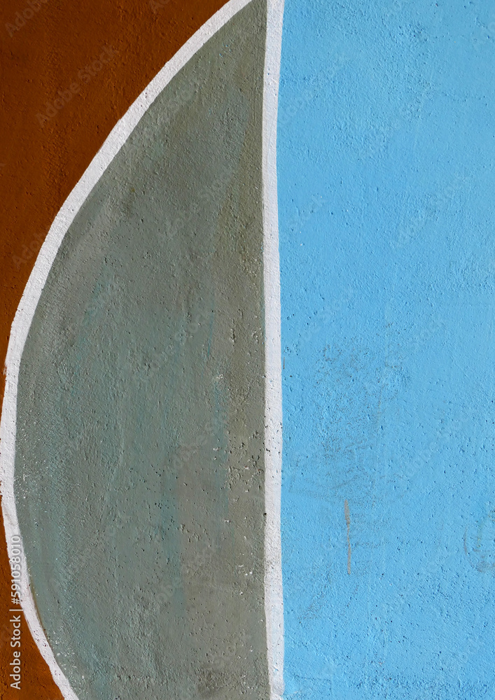 Poster abstract background with close-up colorful painted surface with lines