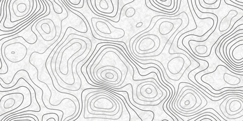 Obraz premium Abstract pattern with lines. Abstract sea map geographic contour map and topographic contours map background. Abstract white pattern topography vector background. Topographic line map background. 
