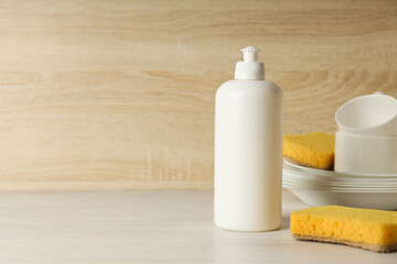 Detergent, accessories for dish washing and cleaning