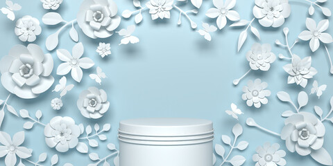 show case 3d rendering
