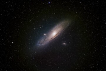 Andromeda Galaxy (catalog numbers NGC 224 and M31) a separate galaxy beyond the Milky Way