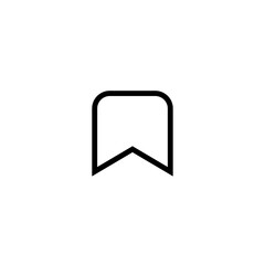 Fototapeta premium bookmark icon vector design templates