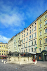 Street in Salzburg, Austria - obrazy, fototapety, plakaty