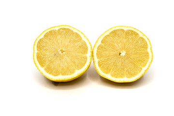 Lemon isolated on white background