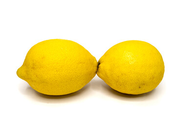 Lemon isolated on white background