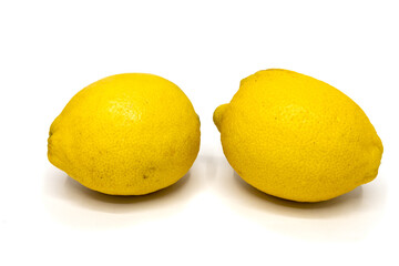 Lemon isolated on white background