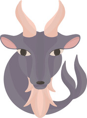 Vector set of zodiac signs. Magic cards. Mystical tarot cards. Retro-vintage engraving in boho style. Phases of the moon.