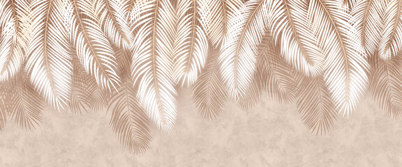 wallpapers. Palm leaves. background of palm leaves.