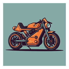 Obraz na płótnie Canvas Drag bike modern logo vector