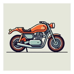 Fototapeta premium Drag bike modern logo vector