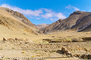 landscape in the himalayas