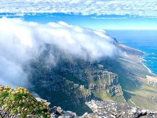 Table mountain view, Cape Town, South Africa