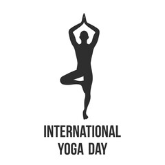 Illustration Of international yoga day vetor