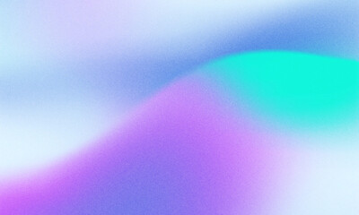 Gradient background with retro grainy film texture. Blurred chroma background. Vintage Noise Effect.