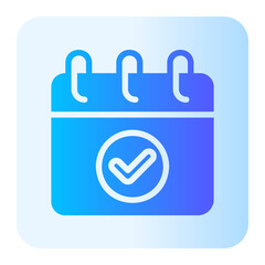 calendar gradient icon