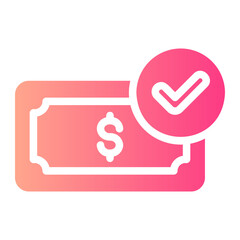 money gradient icon