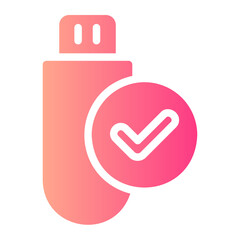 usb gradient icon