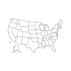United States map