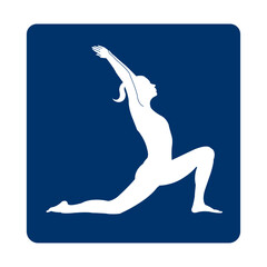 Yoga icon.Meditation icon