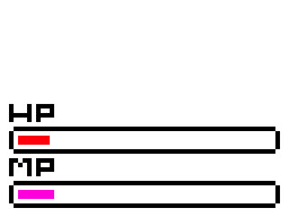 HP、MPのゲーム風背景