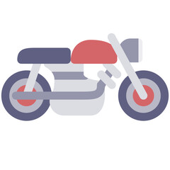 motorcycle flat icon