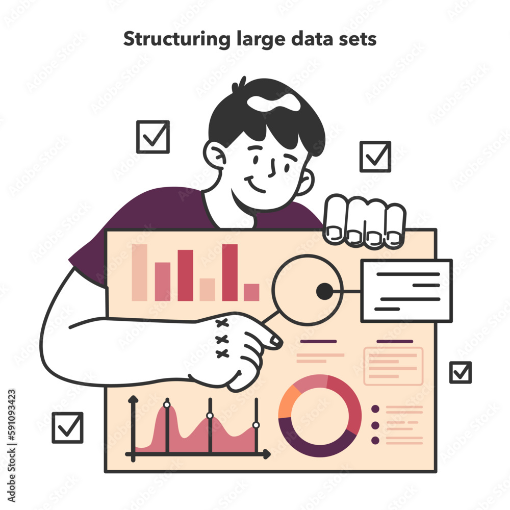Poster bid data structuring. data science and optimization for machine