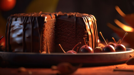 Decadent Chocolate Cake with a Luscious Liquid Core