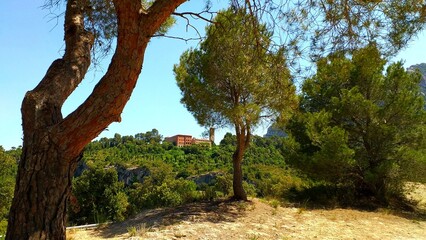 Paisaje de monasterio 